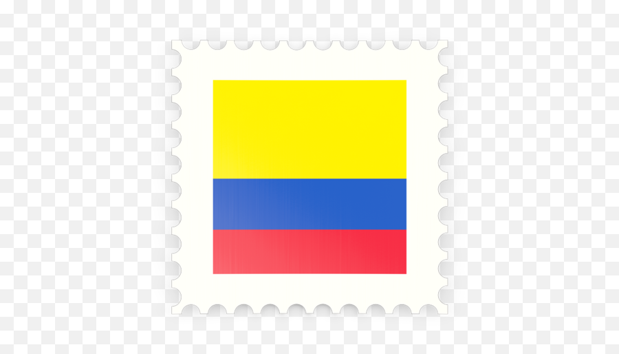Colombian Postage Stamp Flag Png Image - Prisoner Idv Art Of Science Accessory Emoji,Colombia Flag Png