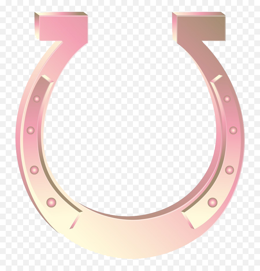Horseshoe Icon - Textured Pink Horseshoe Png Download 1024 Horseshoes Hd Emoji,Horseshoe Clipart