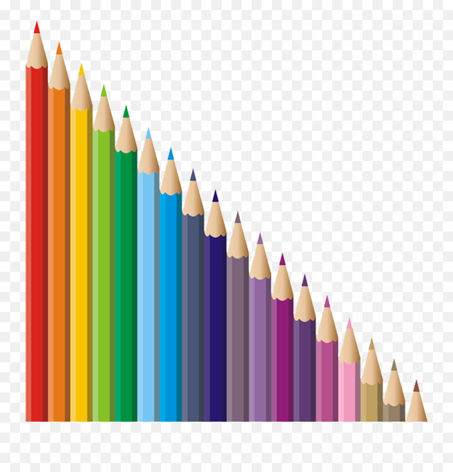 Crayon Colored Pencil - Colored Pencils Png Download 2754 Transparent Background Color Pencil Clipart Emoji,Crayons Clipart