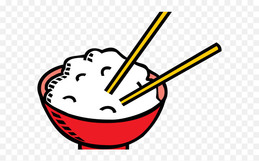 Chinese Food Clipart Chinese Hat - Logo Rice Bowl Png Emoji,Food Border Clipart