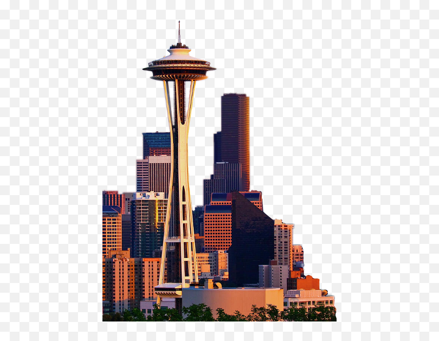 Download Hd Poster Picturesu0027 Space Needle 41x41in Emoji,Space Needle Png