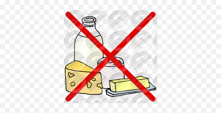 No Dairy Picture For Classroom Therapy Use - Great No Emoji,Diary Clipart