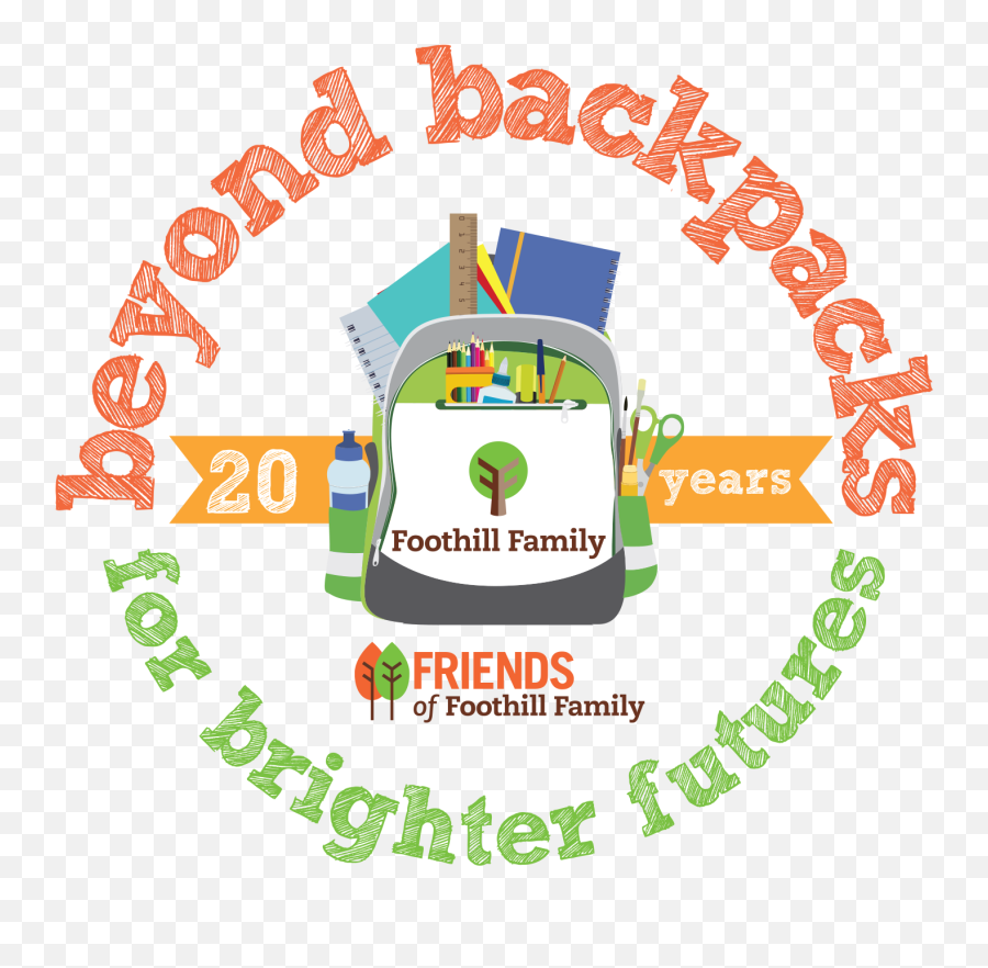 Foothill Family - Backpacks For Brighter Futures Emoji,Logo Backpacks