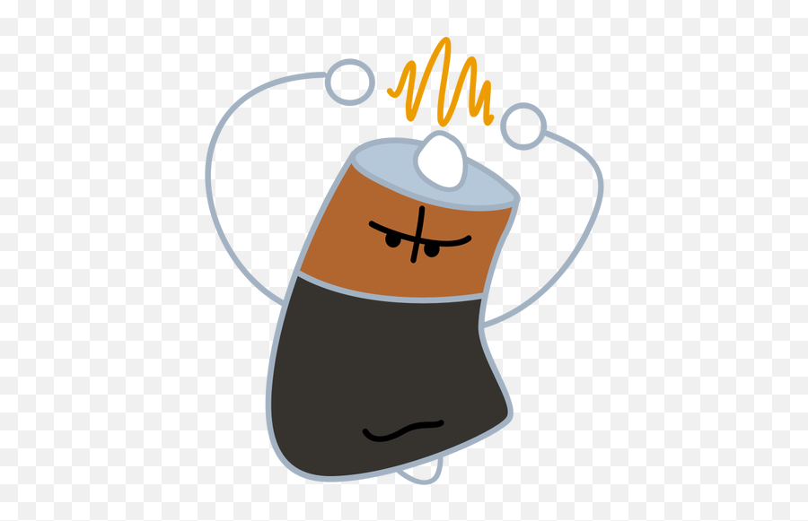 Dancing Battery Cartoon Vector Drawing - Battery Cartoon Png Cartoon Free Battery Clipart Emoji,Battery Clipart
