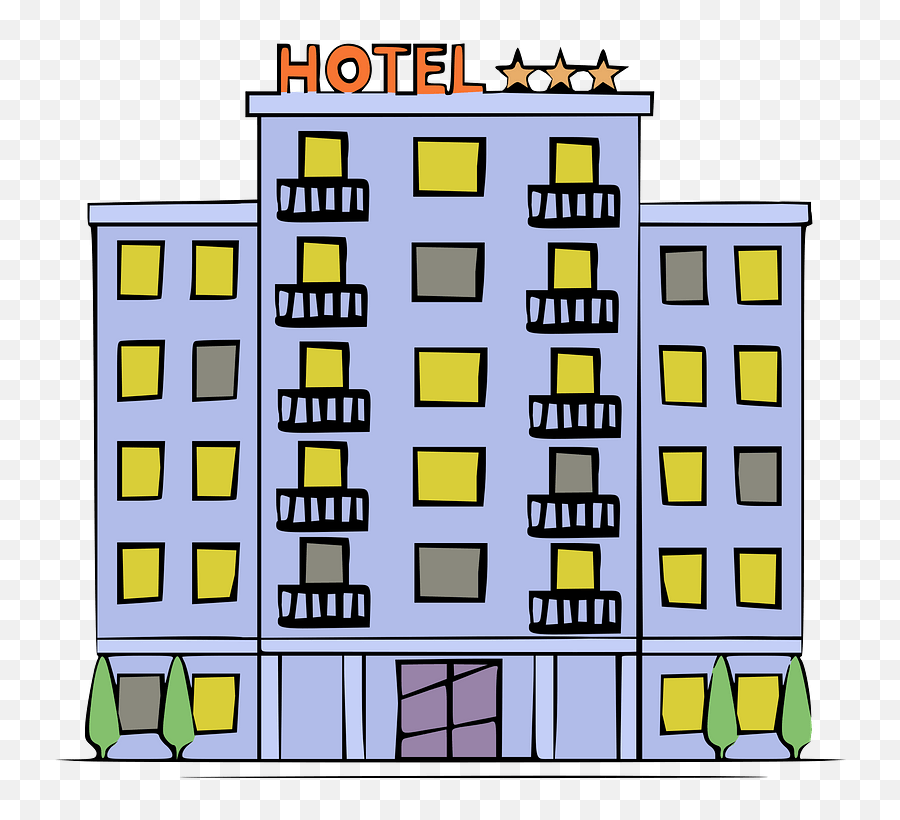 Lavender Hotel Clipart - Hotel Clipart Emoji,Hotel Clipart