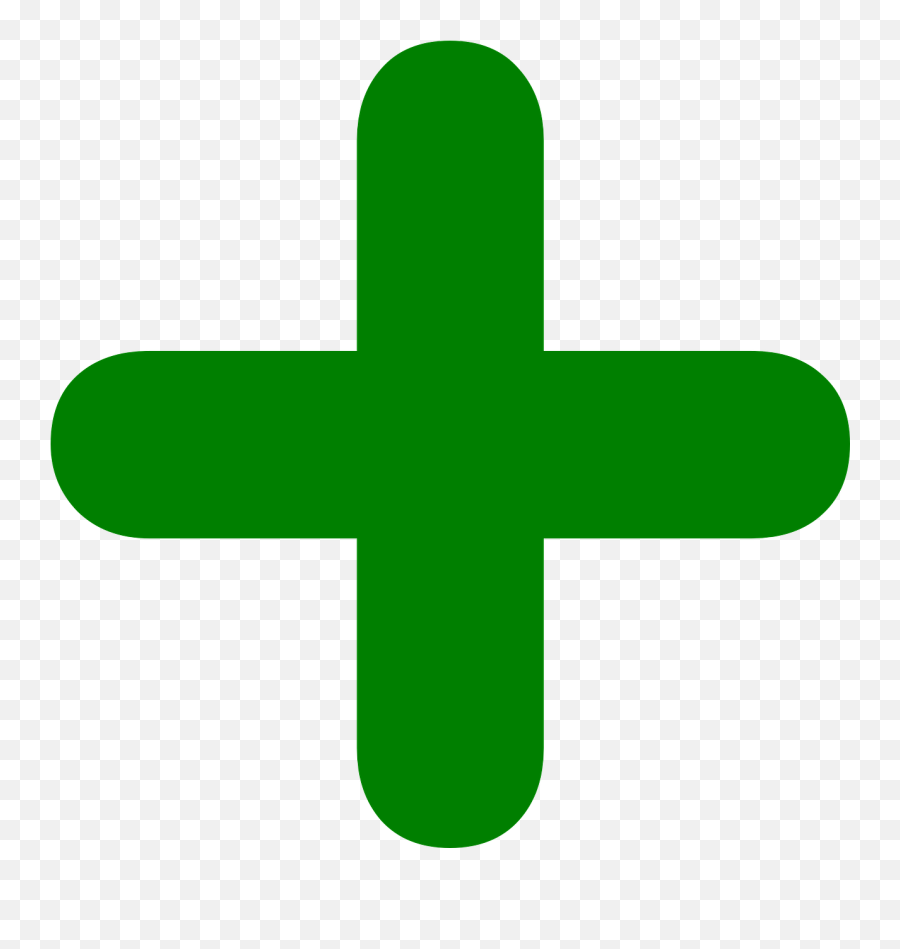 Plus Sign Icon - Add Clipart Emoji,Green Png