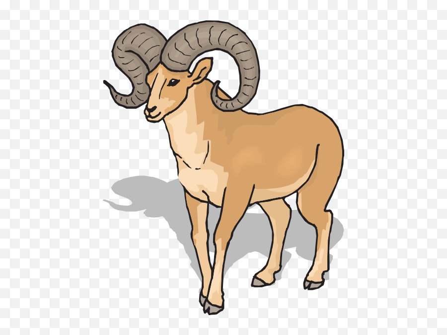 Ram Clipart - Bighorn Sheep Clipart Emoji,Ram Clipart