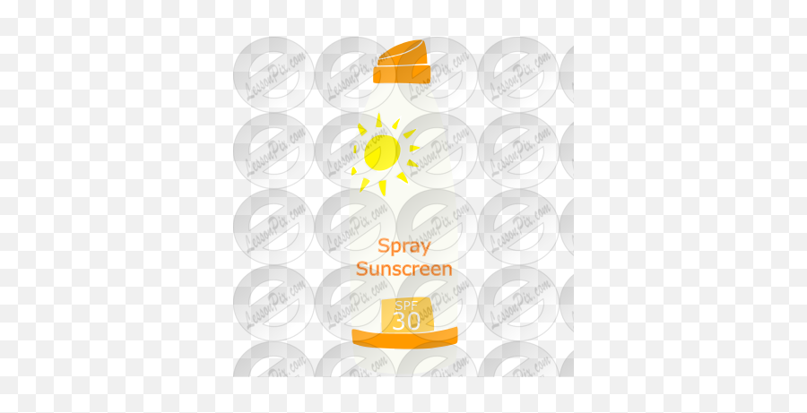Sunscreen Stencil For Classroom - Dot Emoji,Sunscreen Clipart