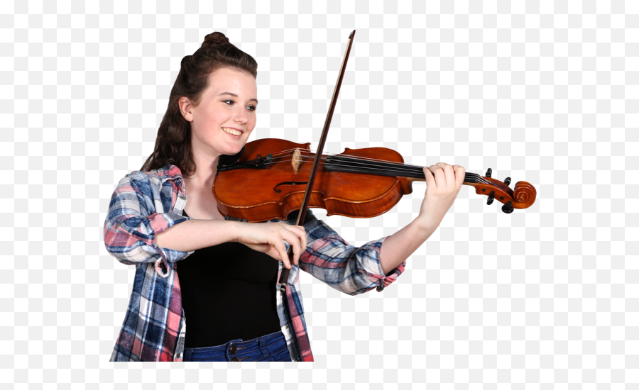 Download Hd Lady Playing Violin - Play The Violin Png Emoji,Violin Png