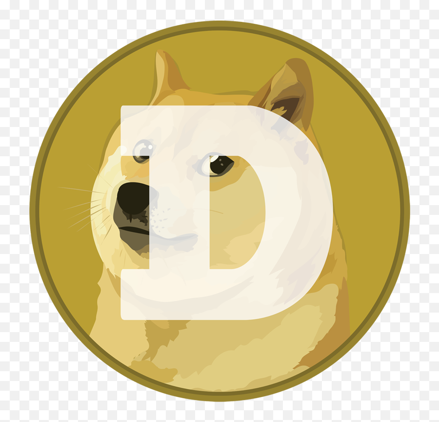Dogecoin Logo Internet Logonoidcom - Transparent Png Dogecoin Logo Emoji,Meme Logo