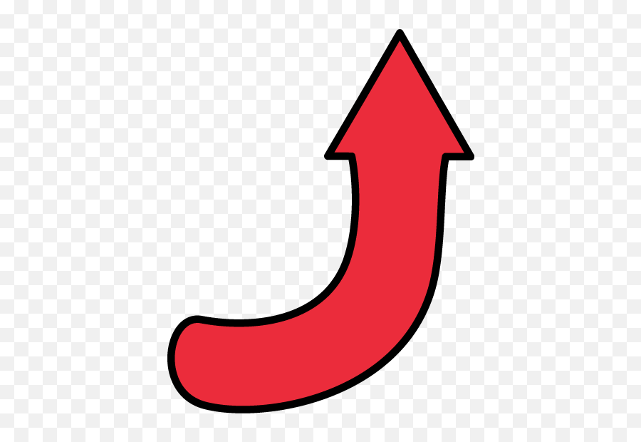 My Cute Graphics Arrow Transparent Png - Red Transparent Curved Arrow Png Emoji,Cute Arrow Png