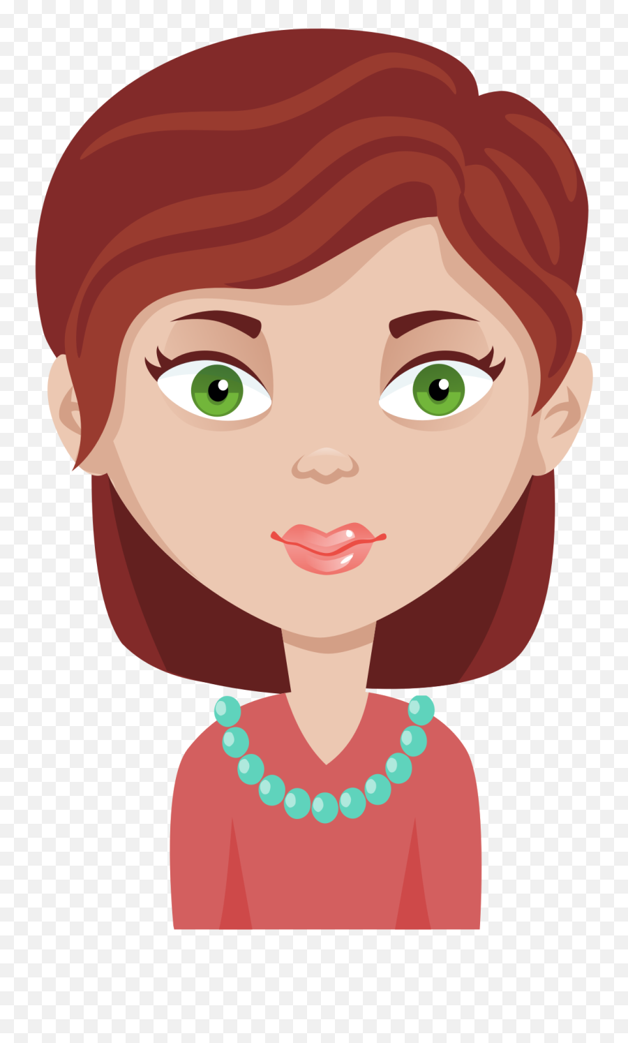 Library Of Cartoon Lady Image Library - Cartoon Female Emoji,Woman Clipart