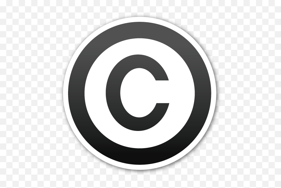 Copyright Symbol Artwork Images - Emojis De Frutas Png,Copyright Symbol Png