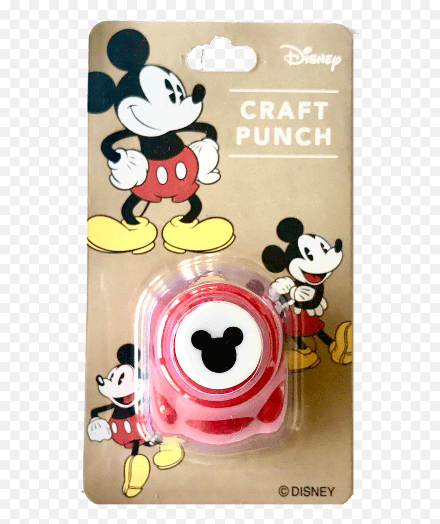 Small Disney Craft Paper Punch Of Emoji,Mickey Mouse Logo