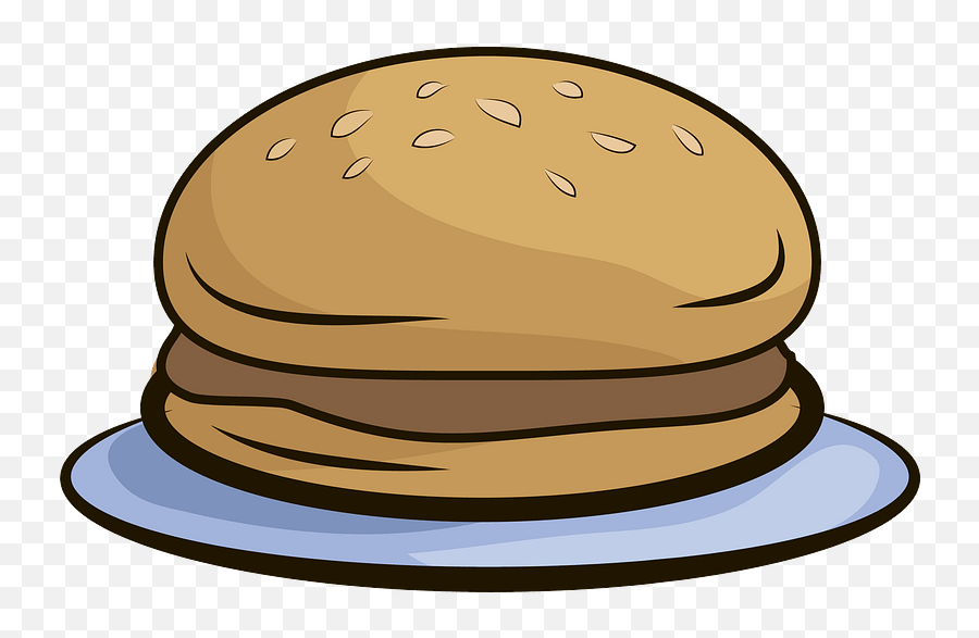 Hamburger Clipart - Hard Emoji,Hamburger Clipart