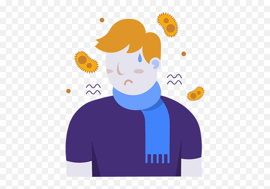 How Does The Flu Become Pneumonia Learn The Different Emoji,Solution Clipart