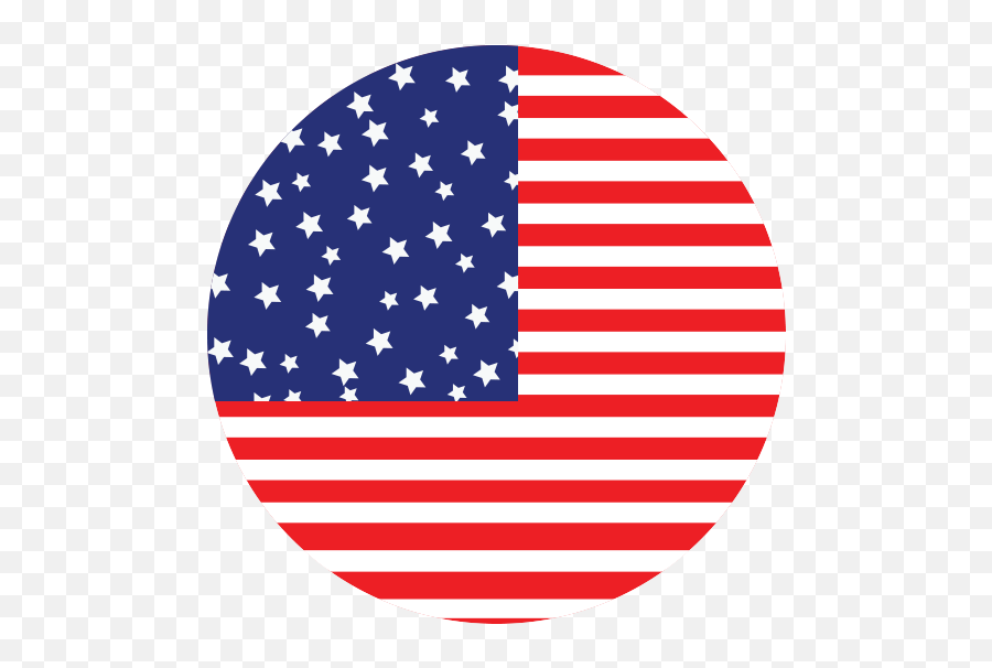 Fastest Us Flag Round Png Emoji,America Flag Png