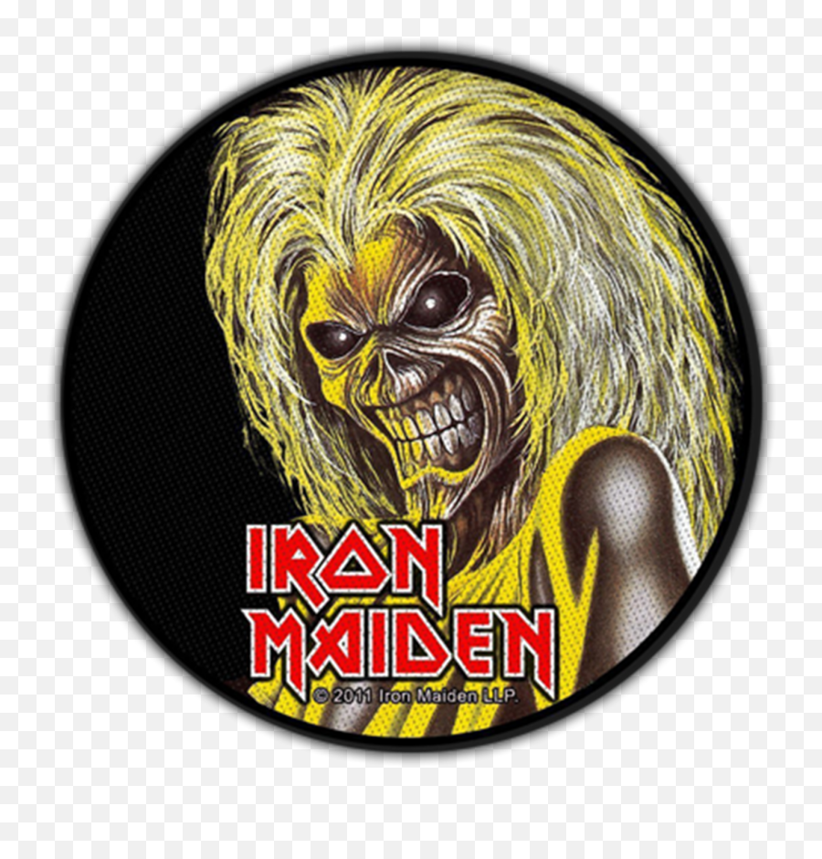 Iron Maiden Killers Patch Swag - Iron Maiden Killers Face Emoji,Iron Maiden Logo