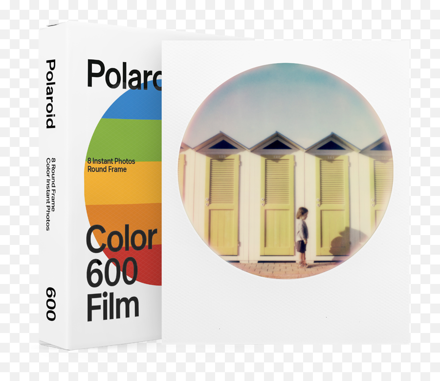Color Film For 600 Round Frame - Productpage Emoji,Polaroid Photo Frame Png