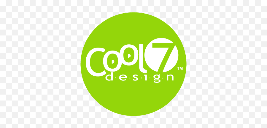 Cool 7 Design - Dot Emoji,Cool Text Logo