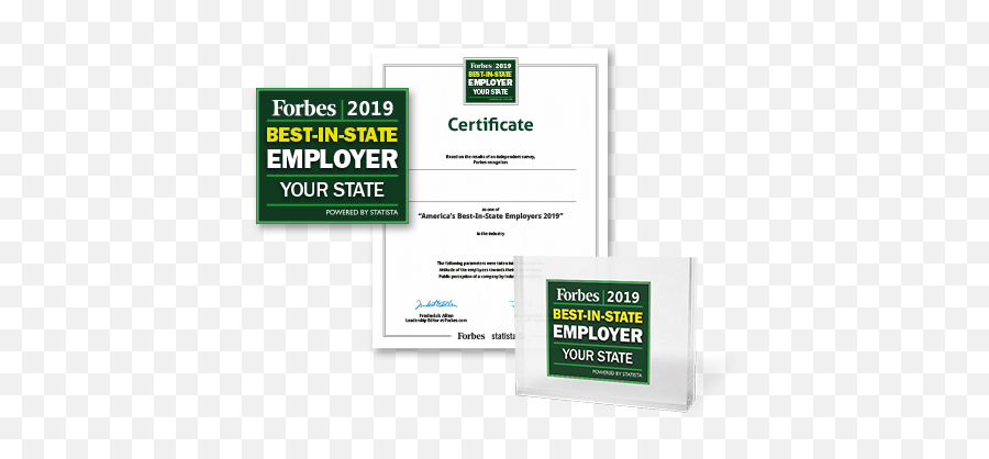 Americas Best In State Employers 2019 - Vertical Emoji,Forbes Logo
