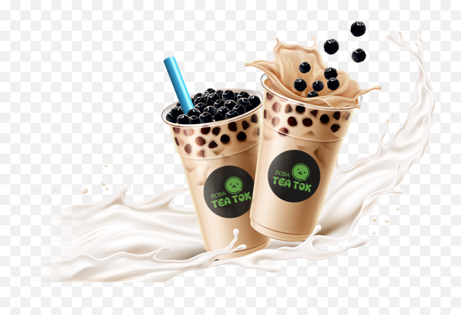 Boba Tea Tok - Milk Tea Emoji,Boba Png