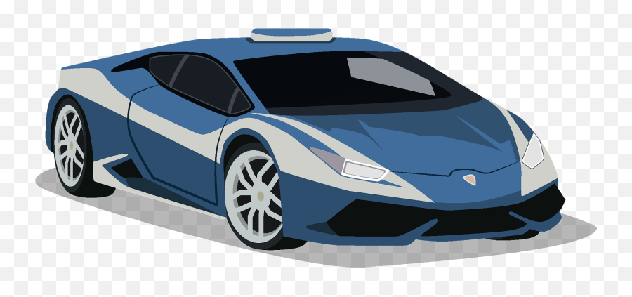 Lamborghini Police Car Clipart Free Download Transparent - Police Sports Car Clipart Emoji,Police Car Png