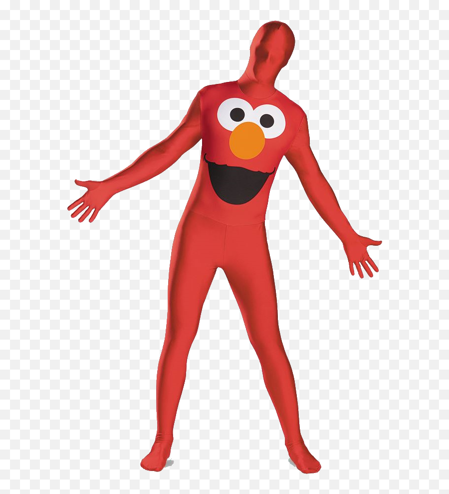Elmo Costume Adult Clipart - Elmo Bodysuit Emoji,Adult Clipart