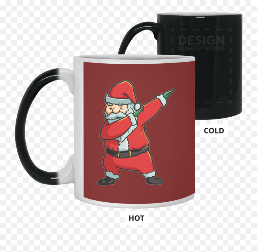 Santa Claus Dabbing Funny Christmas Magic Color Changing - Mug Emoji,Funny Christmas Clipart