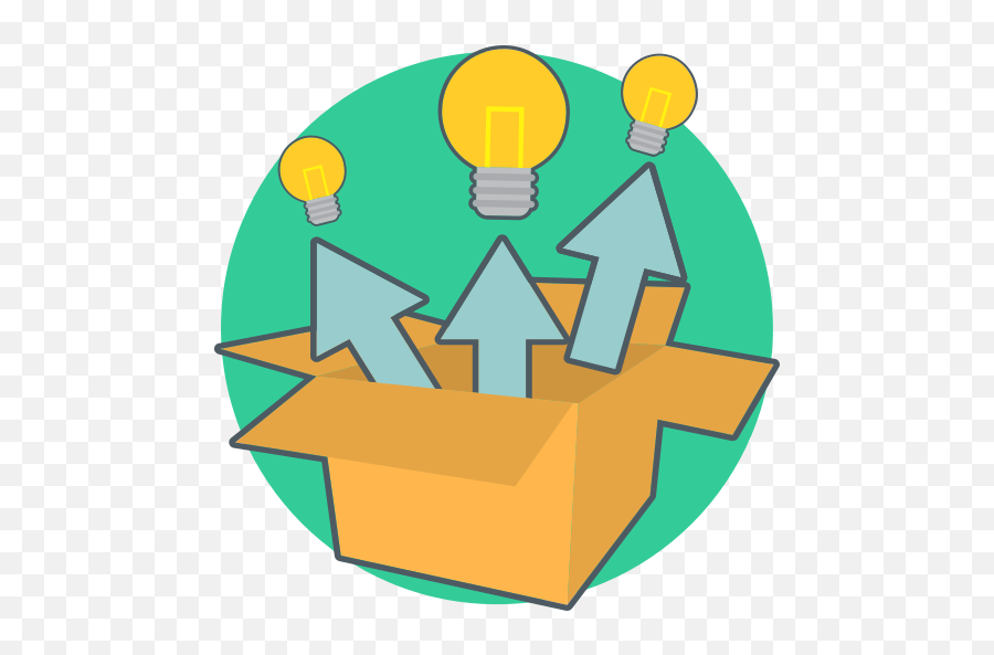 Box Creative Energy Idea Think Out Of The Box Icon - Out Of The Box Icon Png Emoji,Box Icon Png