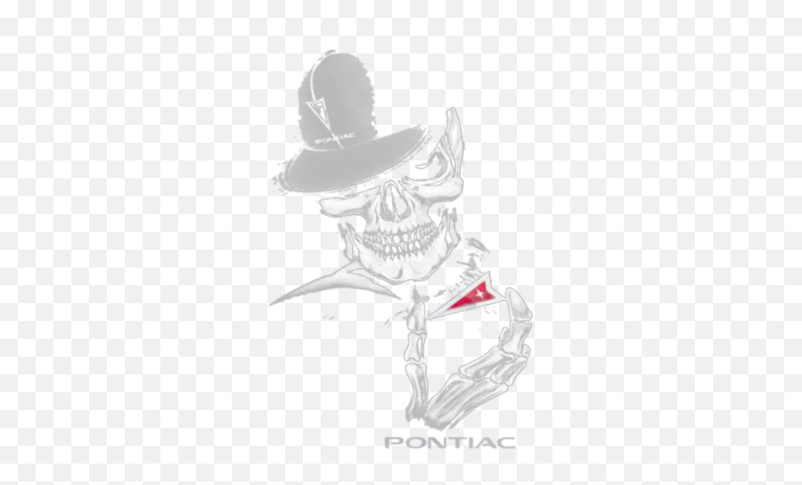 Skeleton Skull Pontiac Logo Shirt - Fictional Character Emoji,Skeleton Logo
