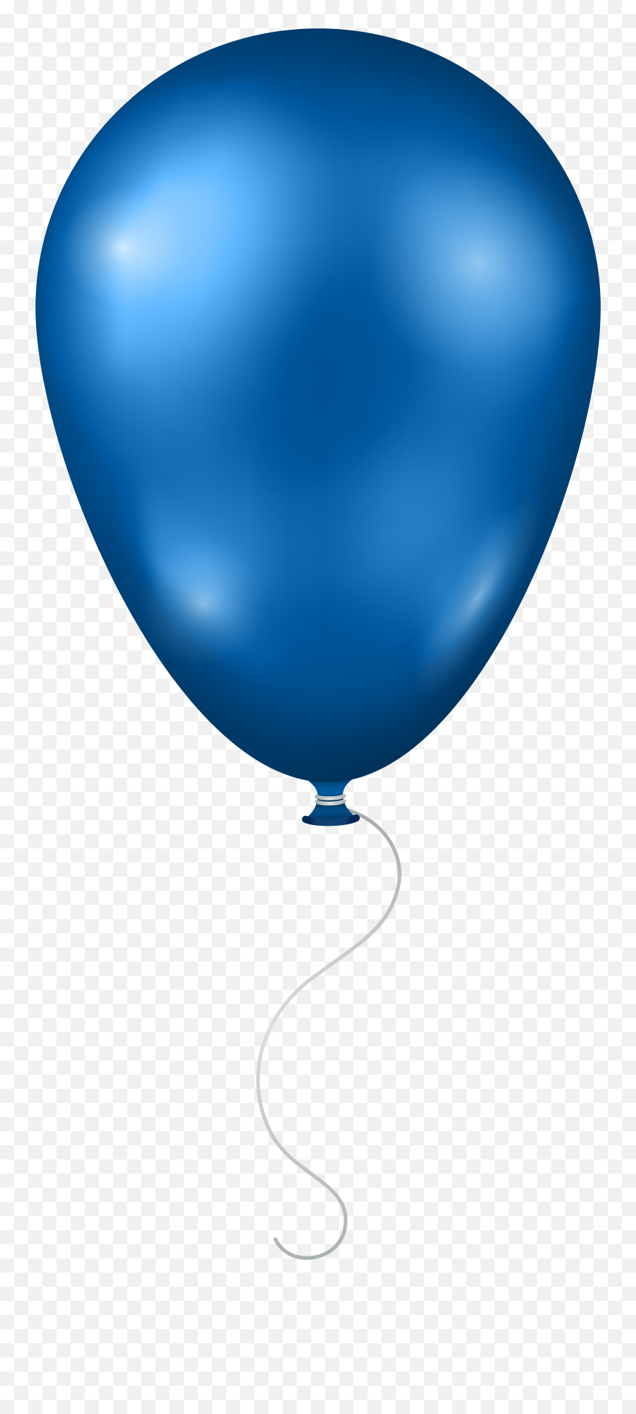 Blue Balloon Transparent Png Clip Art - Blue Balloon Png Hd Emoji,Blue Balloon Clipart