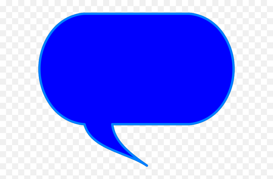 Blue Talk Bubble Clip Art At Clkercom - Vector Clip Art Clip Art Blue Speech Bubble Emoji,Thought Bubble Clipart