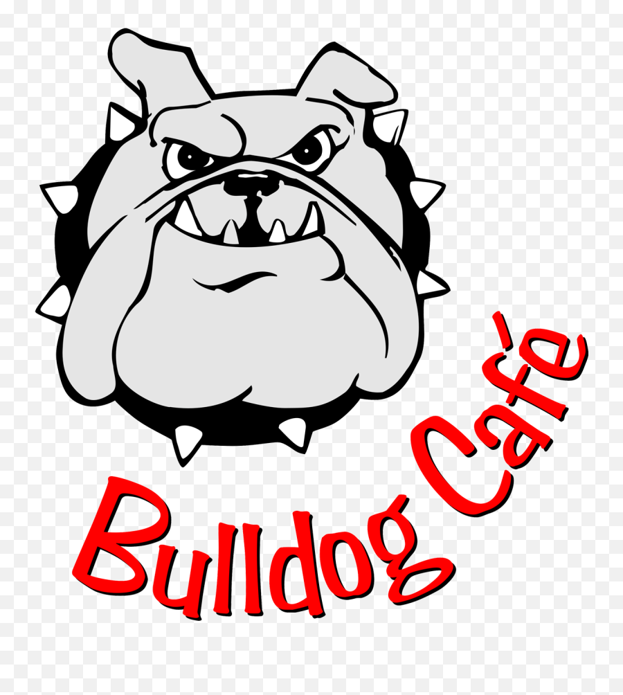 Bulldog Cafe Sign Clipart Free Image Download Emoji,Bull Dog Logo