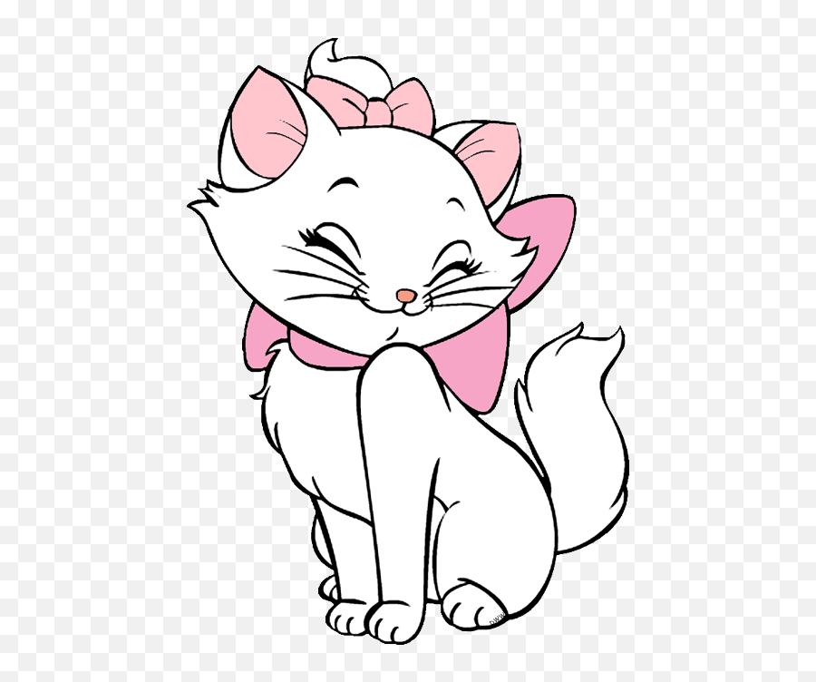 Download Hd Marie Cat Png - Marie Aristocats Clipart Png Marie Cat Png Emoji,Cat Png