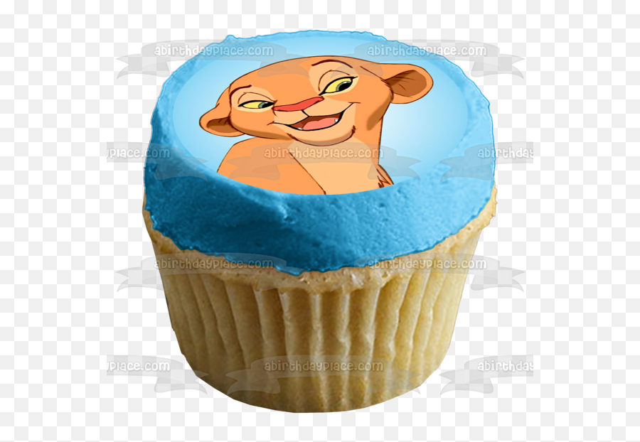 Disney The Lion King Nala Blue Background Edible Cake Topper Image Abpid15059 Emoji,Nala Png