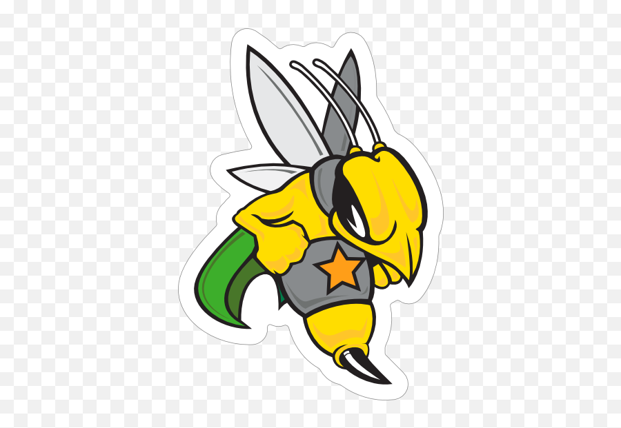 Hornets Mascot Sticker Emoji,Hornets Clipart