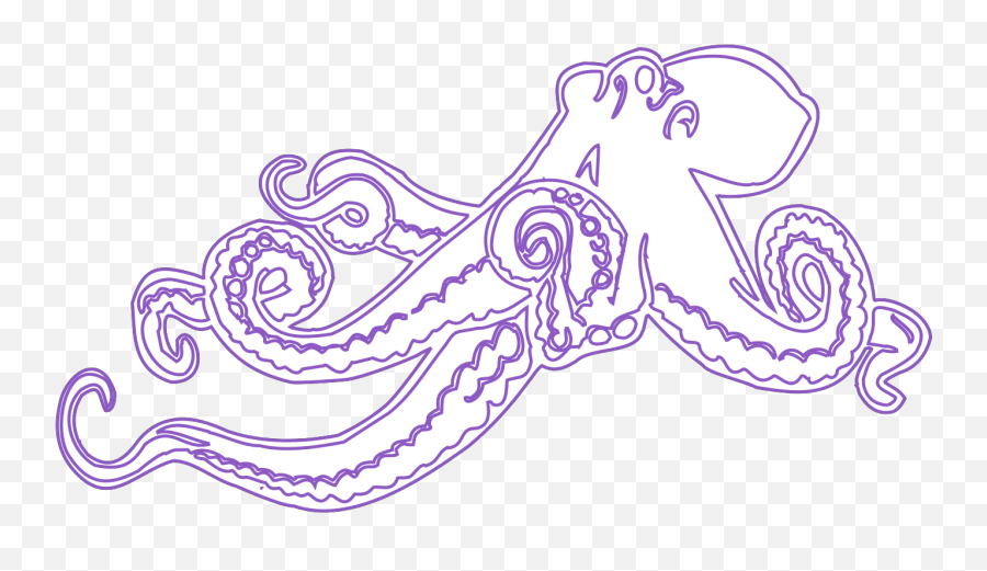 White Octopus Svg Vector White Octopus Clip Art - Svg Clipart Emoji,Octopus Clipart Black And White