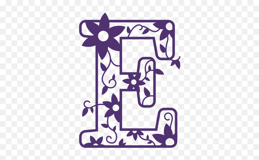 Floral Alphabet Letter E Transparent Png U0026 Svg Vector Emoji,Floral Transparent Background