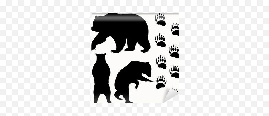 Bear Vector Wall Mural U2022 Pixers - We Live To Change Emoji,Bear Cub Clipart