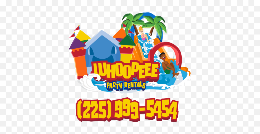 Whoopeee Party Rentals - Bounce House Rentals And Slides For Emoji,Bouncy House Clipart