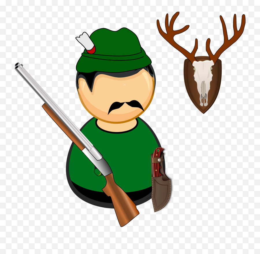 Hunting Clipart Boy Hunting Hunting - Hunter Clipart Emoji,Hunting Clipart
