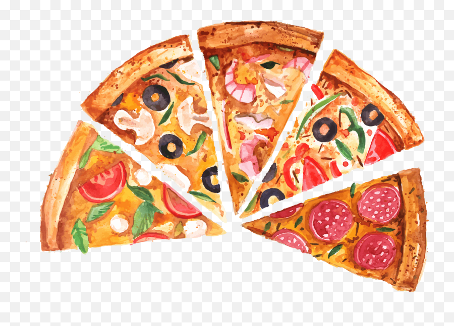 Pizza Slice Png - Pizza Slices Clipart Emoji,Pizza Transparent