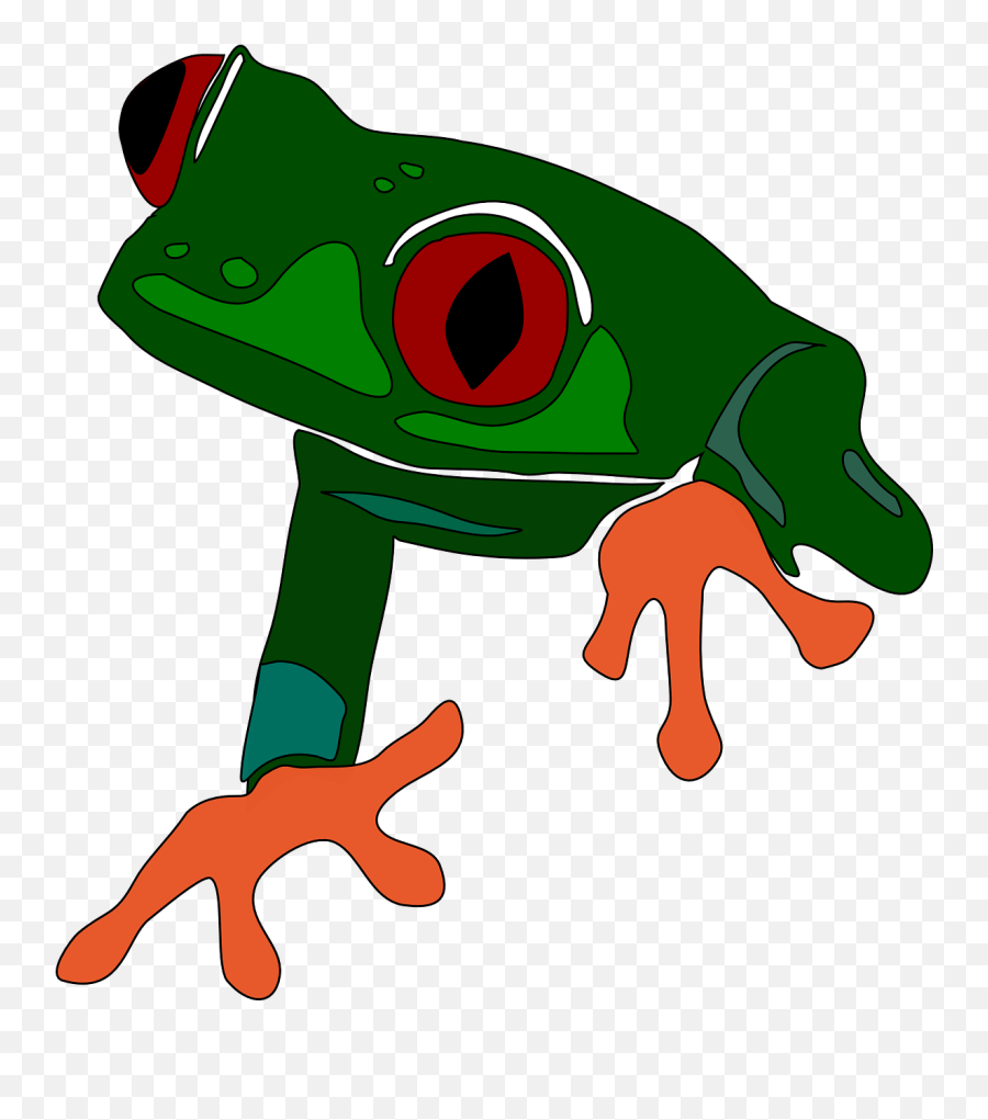 Frog Tree Tropical Red Eyes Png Picpng - Frog Clip Art Clker Emoji,Red Eyes Png