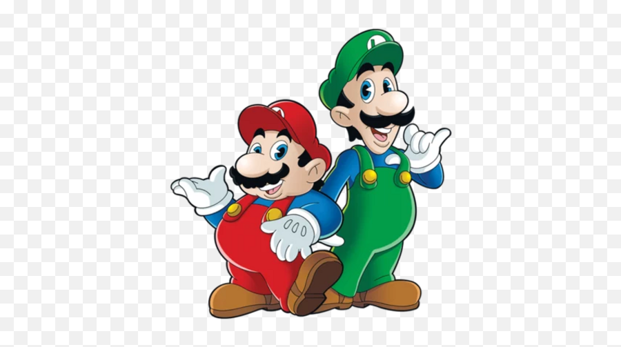 The Super Mario Bros - Super Mario Bros Super Show Mario And Luigi Emoji,Mario Transparent