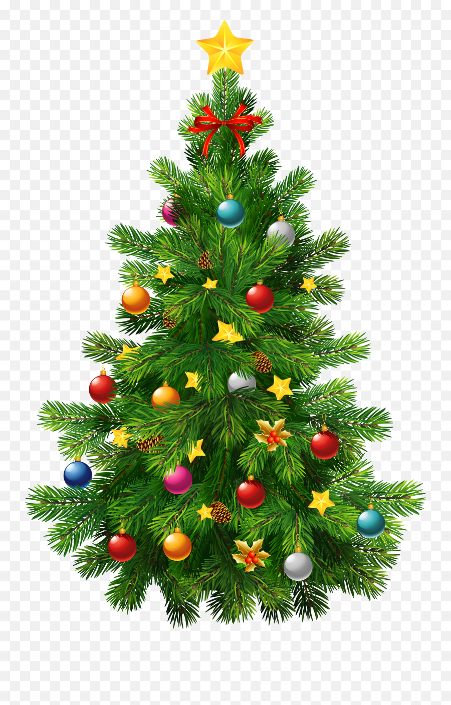 Free Christmas Tree Clip Art Transparent Background - Clipart Transparent Background Christmas Tree Emoji,Christmas Trees Clipart