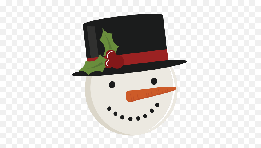 Free Snowman Face Cliparts Download - Transparent Background Snowman Head Clipart Emoji,Snowman Face Clipart