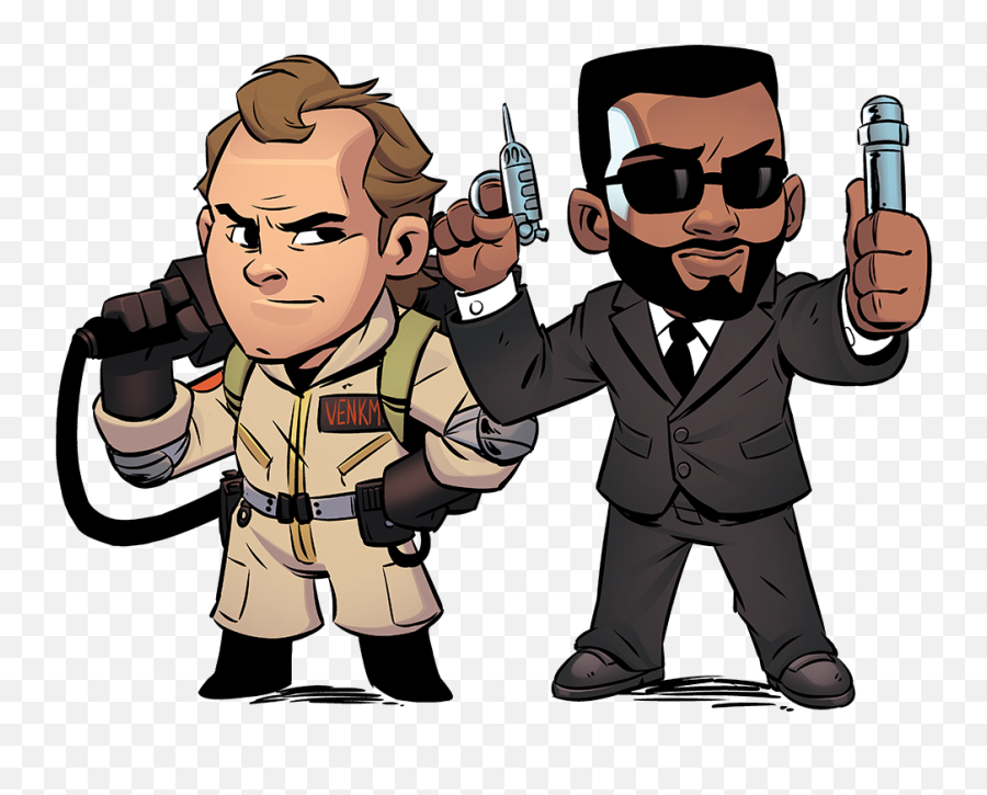 Men In Black And The Ghostbusters Meet For The First Time - Ghostbusters News Men In Black Emoji,Ghostbusters Png