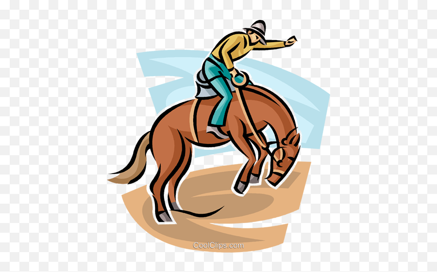 Rodeo Rider Royalty Free Vector Clip - Rein Emoji,Rodeo Clipart