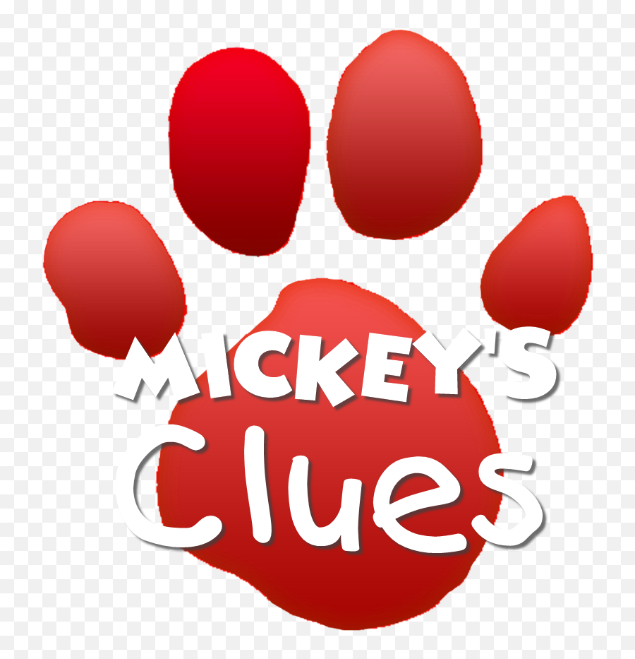 Mickeys Clues Logo Updated Blues Clues - Paw Print Blues Clues Logo Emoji,Blue's Clues Logo